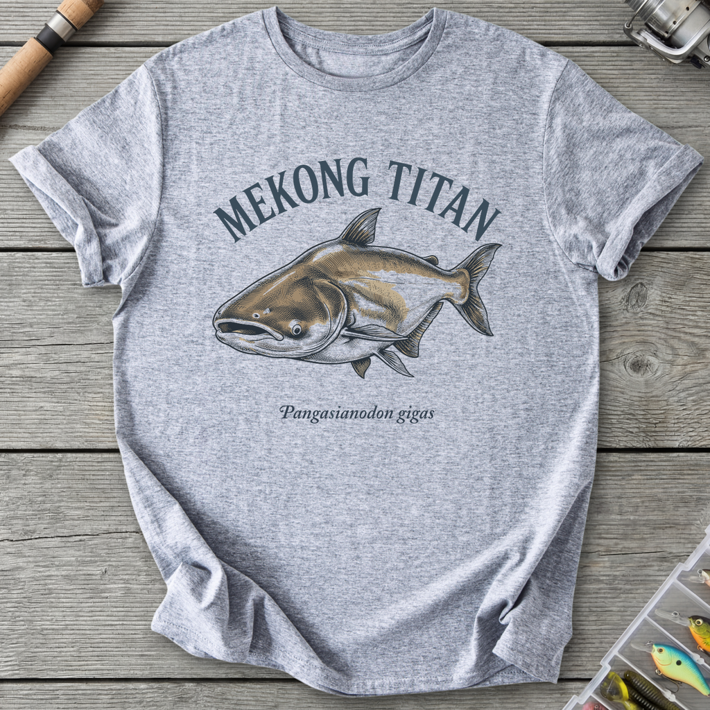 Mekong Catfish T-Shirt — Sport Grey | River Giants Club