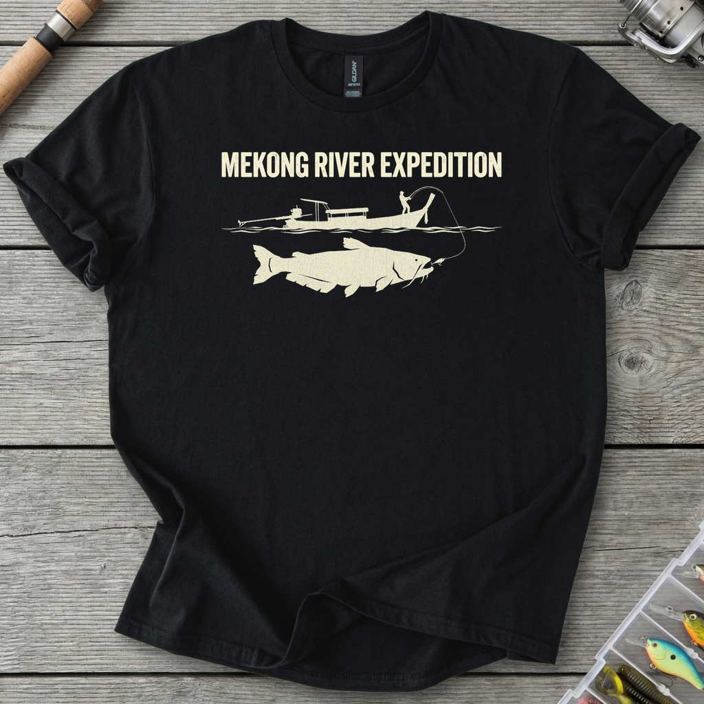Mekong River Expedition T-Shirt — Black | River Giants Club