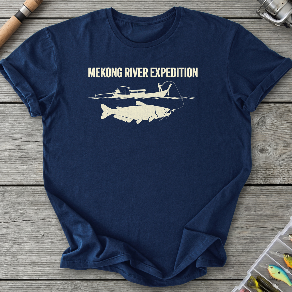 Mekong River Expedition T-Shirt — Navy | River Giants Club