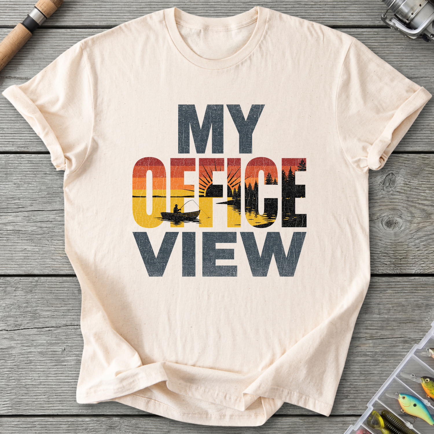 My Office View T-Shirt — Natural | River Giants Club