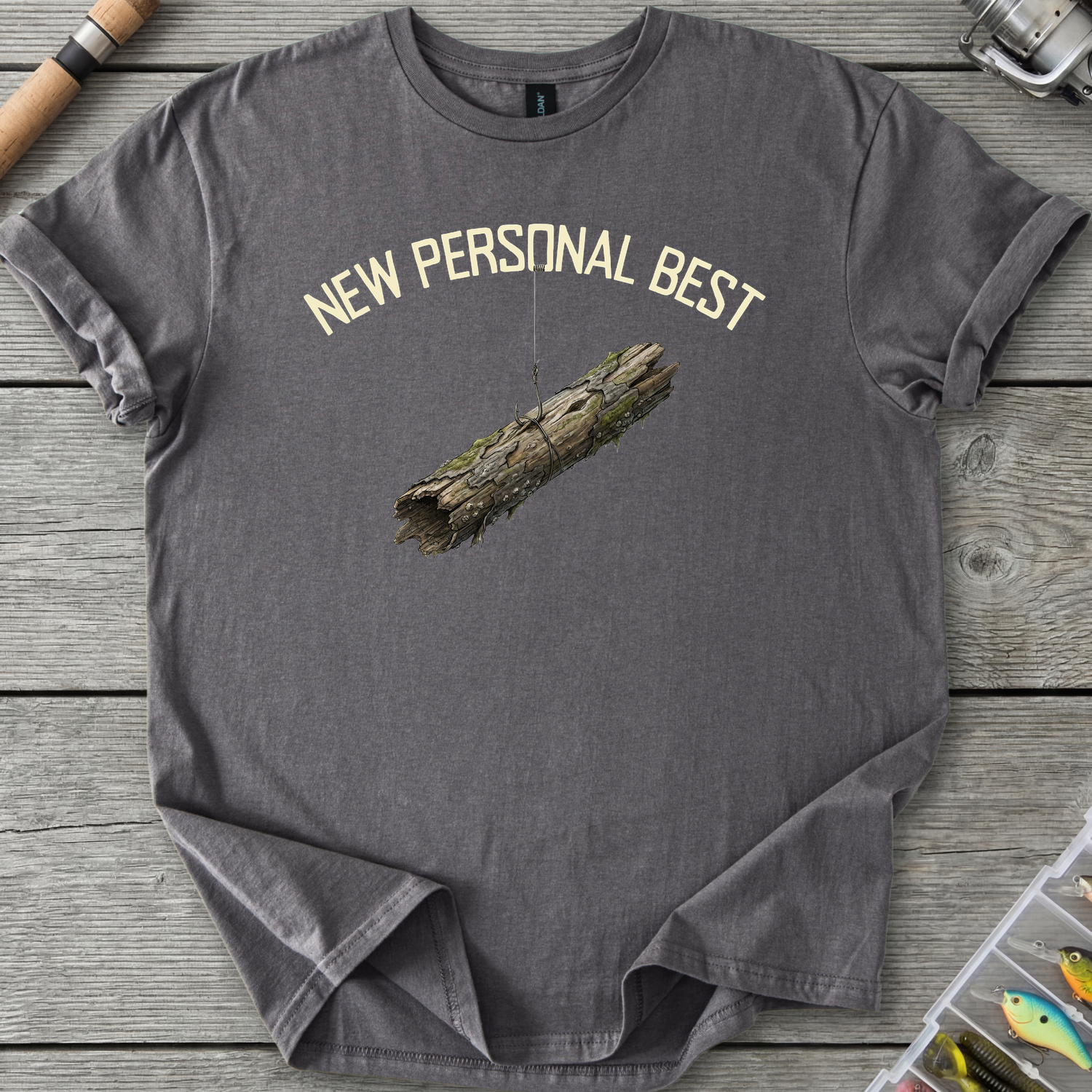 New Personal Best T-Shirt — Charcoal | River Giants Club
