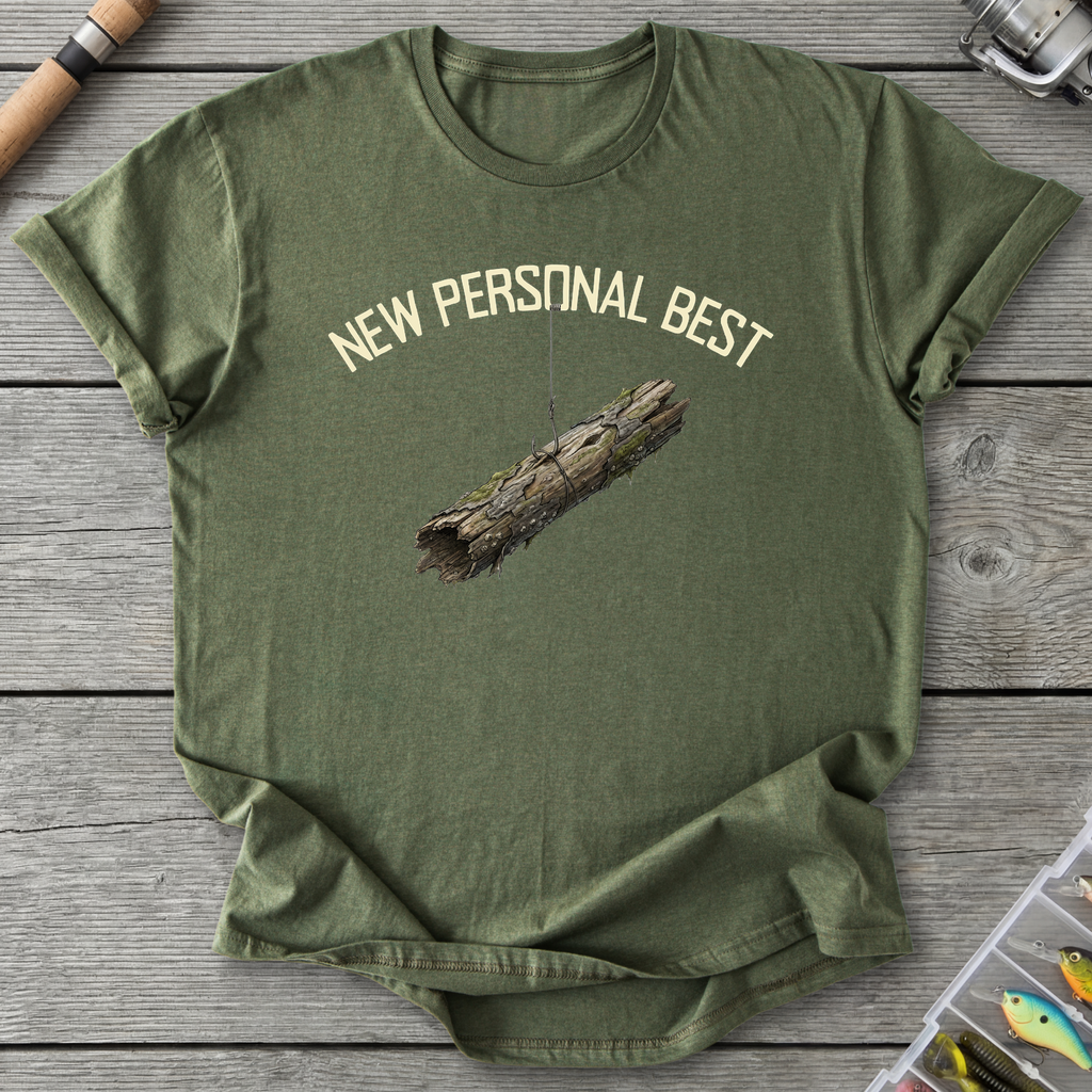 New Personal Best T-Shirt — Military Green | River Giants Club