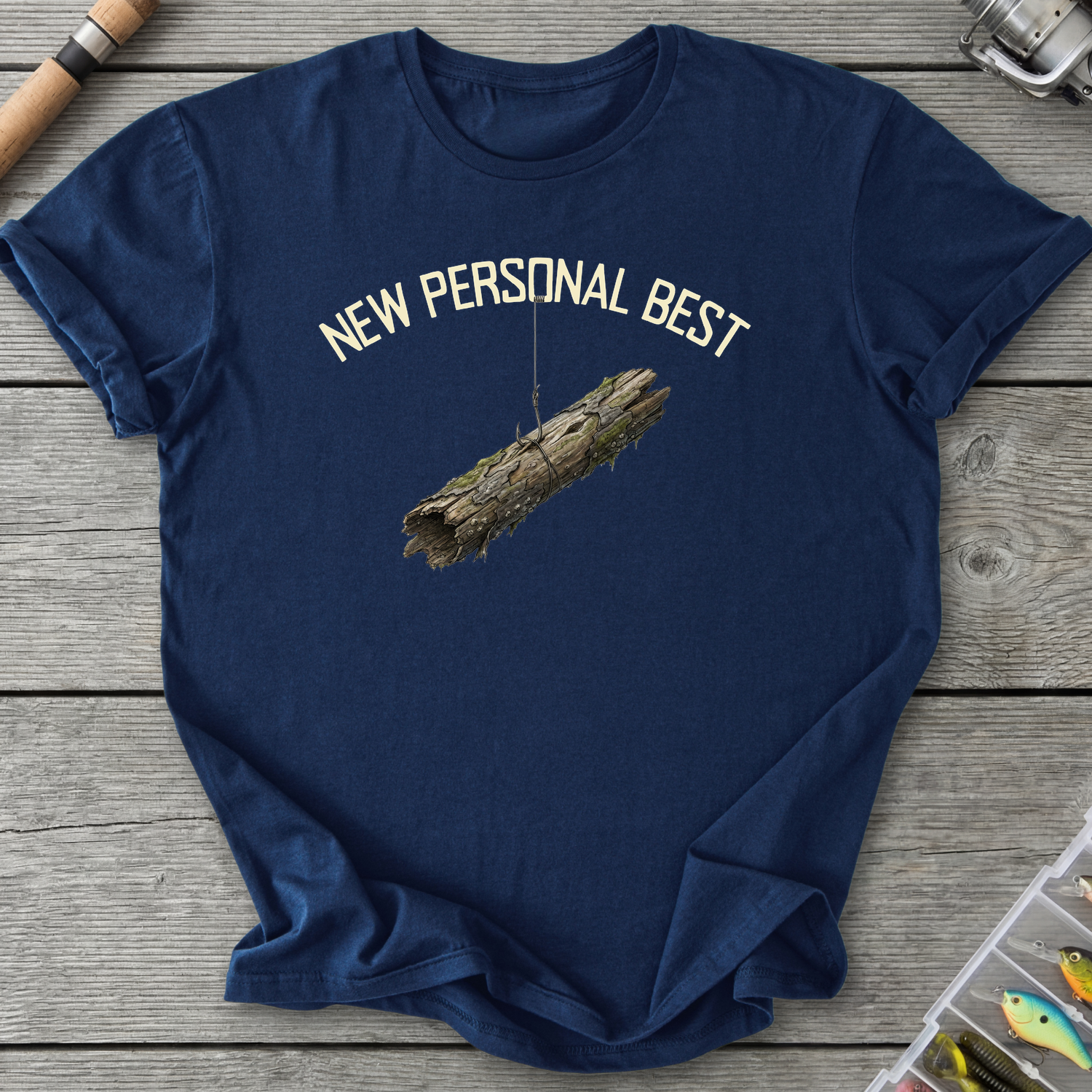 New Personal Best T-Shirt — Navy | River Giants Club