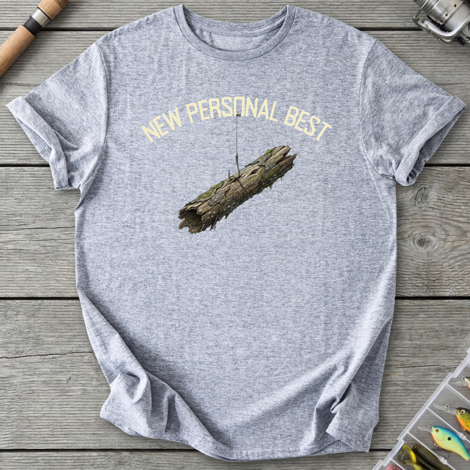 New Personal Best T-Shirt — Sport Grey | River Giants Club