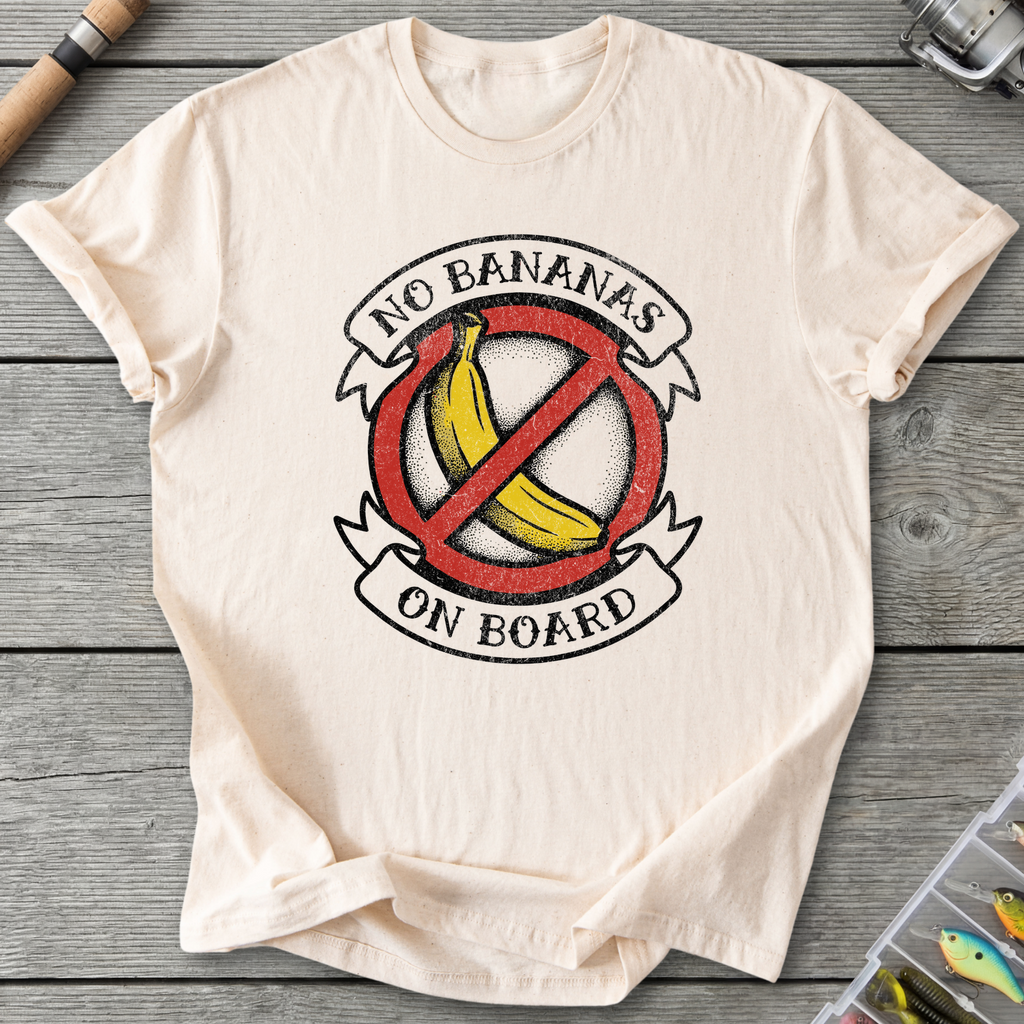 No Bananas Onboard T-Shirt — Natural | River Giants Club