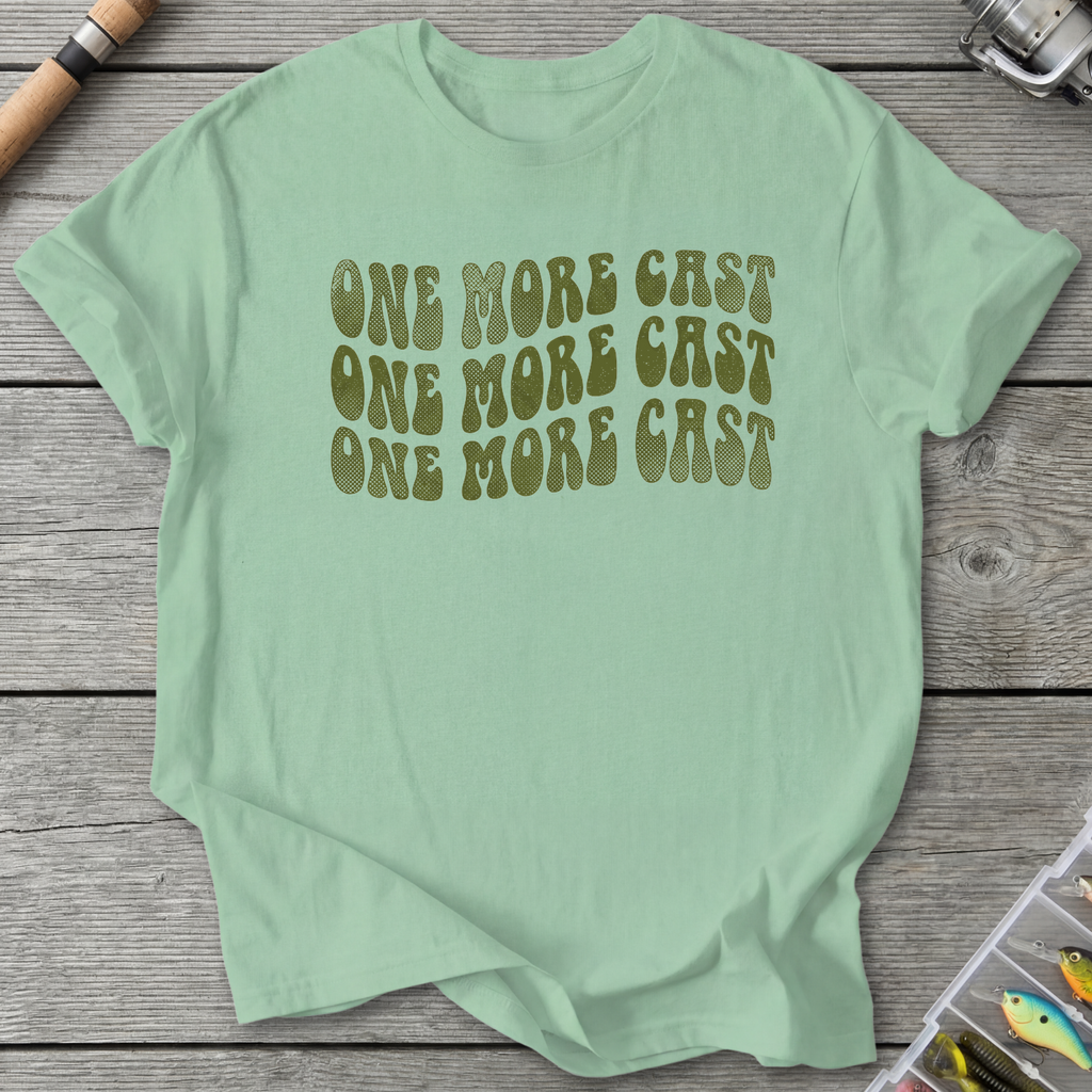 One More Cast T-Shirt — Mint Green | River Giants Club