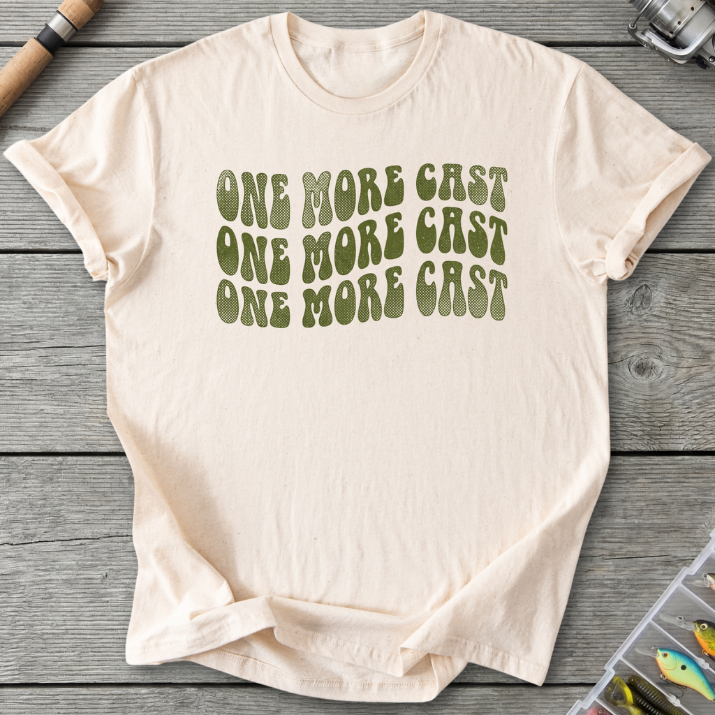 One More Cast T-Shirt — Natural | River Giants Club