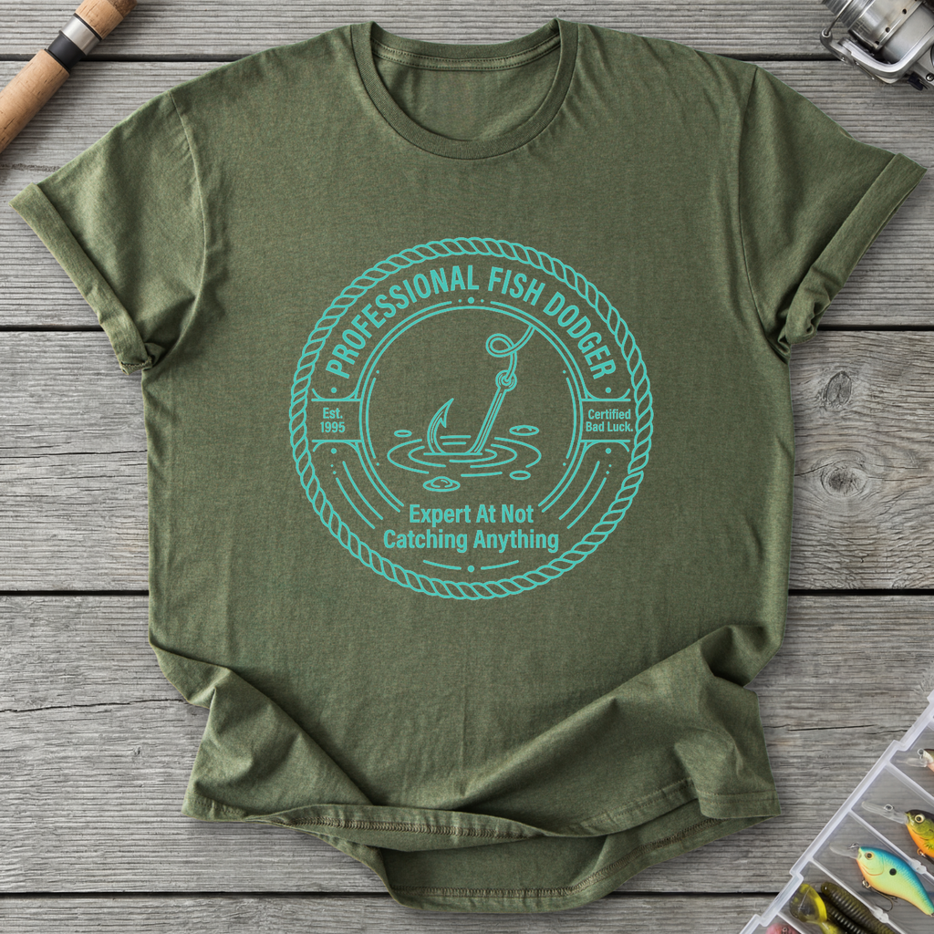 Professional Fish Dodger T-Shirt — Military Green | River Giants Club
