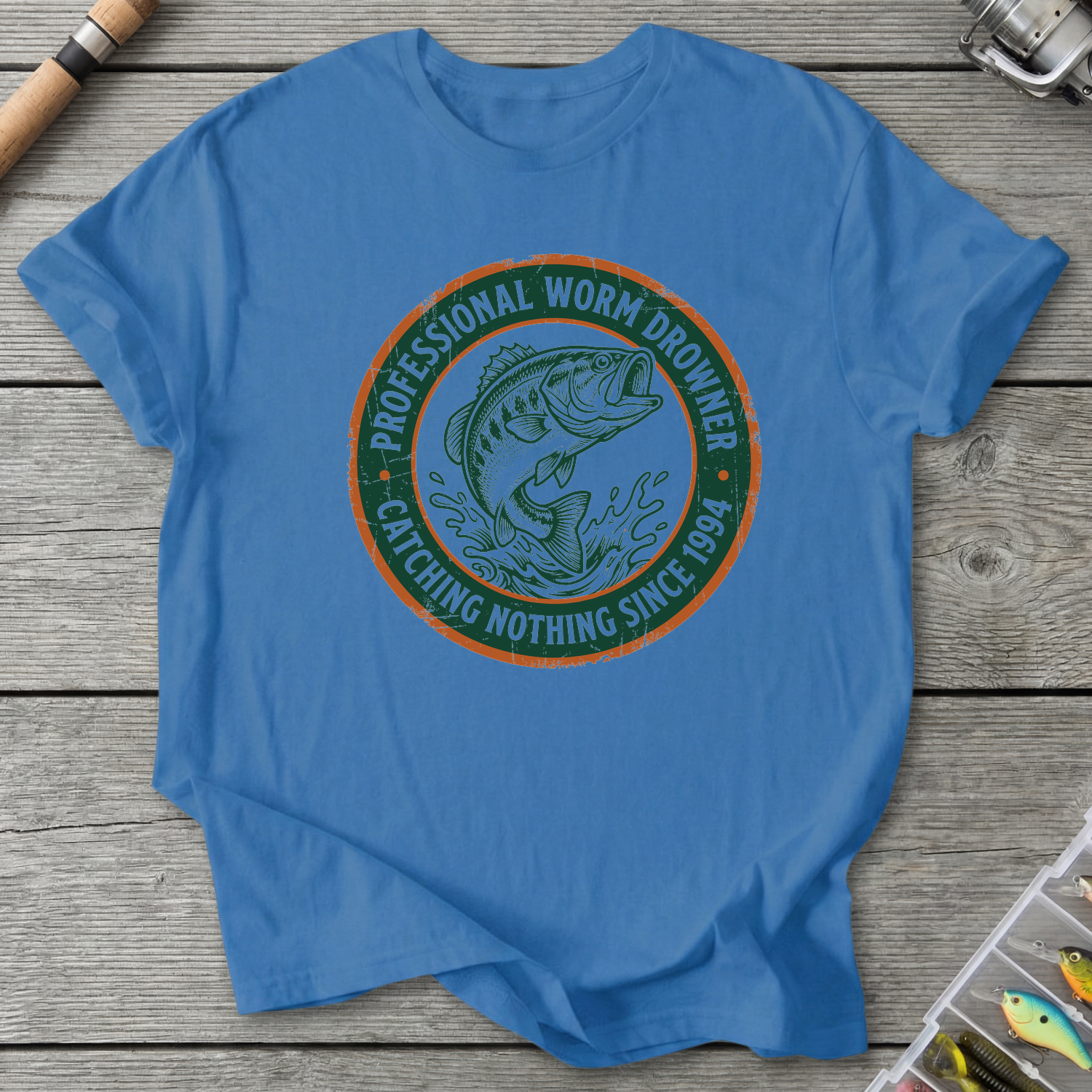 Professional Worm Drowner T-Shirt — Iris | River Giants Club
