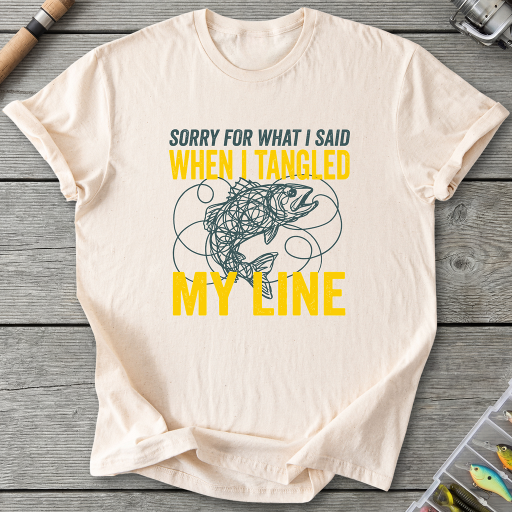 Sorry For What I Said T-Shirt — Natural | River Giants Club