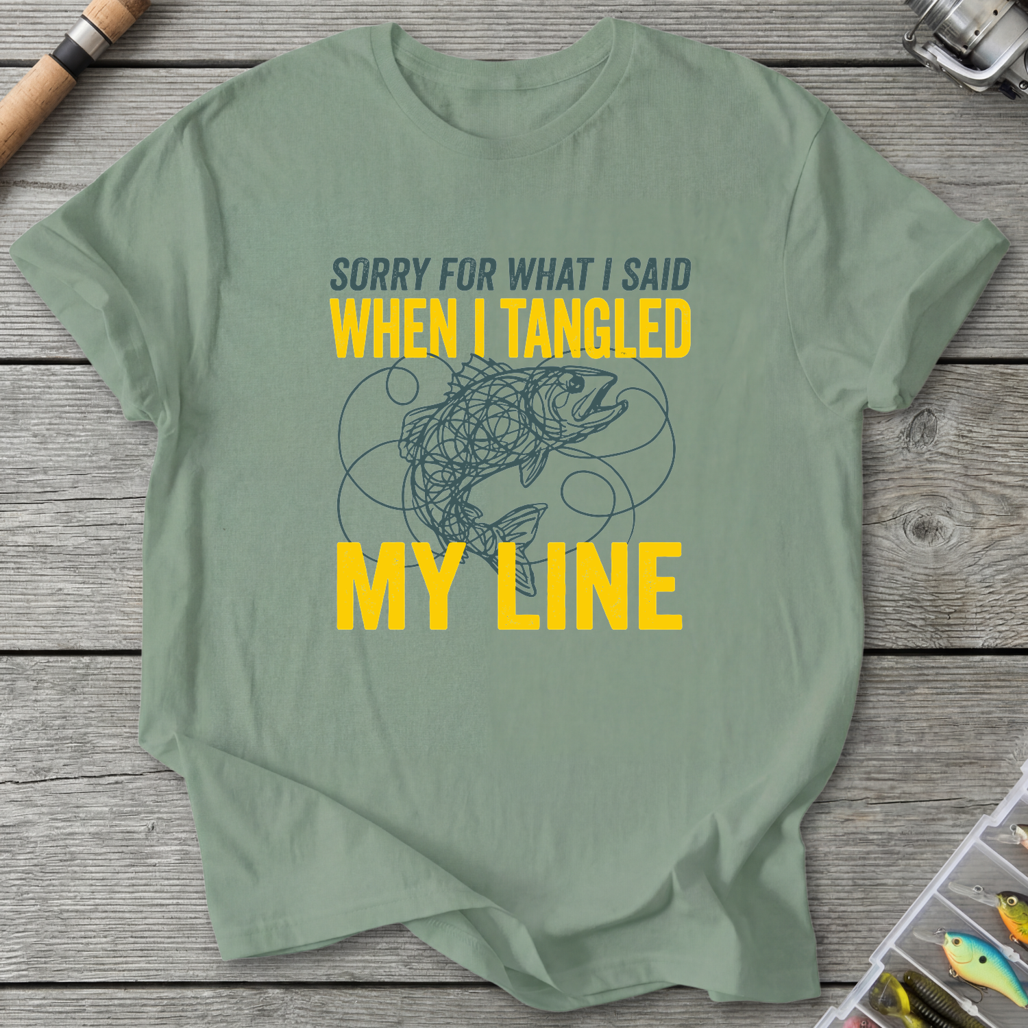 Sorry For What I Said T-Shirt — Sage | River Giants Club