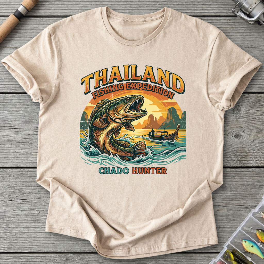 Thailand Fishing Expedition T-Shirt — Sand | River Giants Club