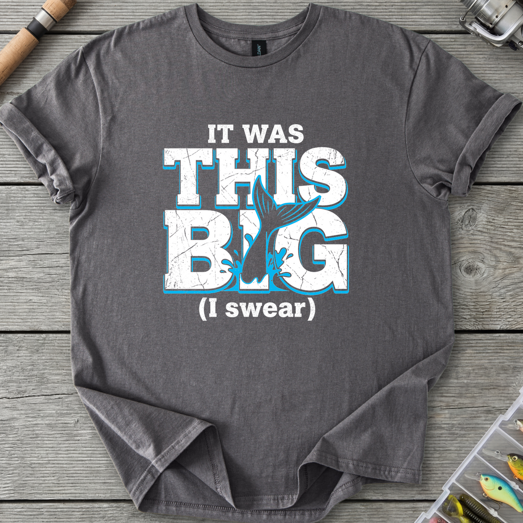 The Big Fish Lie T-Shirt — Charcoal | River Giants Club