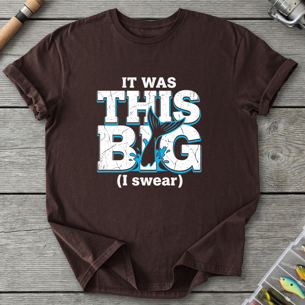 The Big Fish Lie T-Shirt — Dark Chocolate | River Giants Club