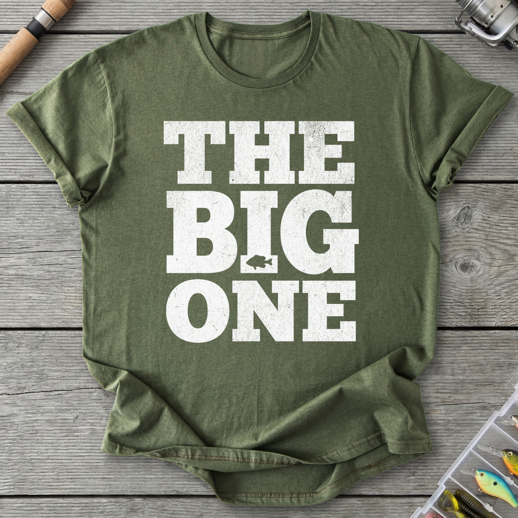 The Big One T-Shirt — Military Green | River Giants Club