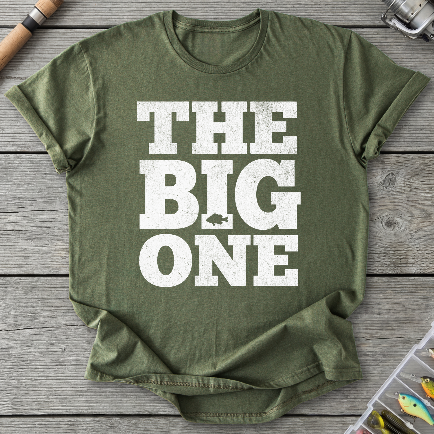 The Big One T-Shirt — Military Green | River Giants Club