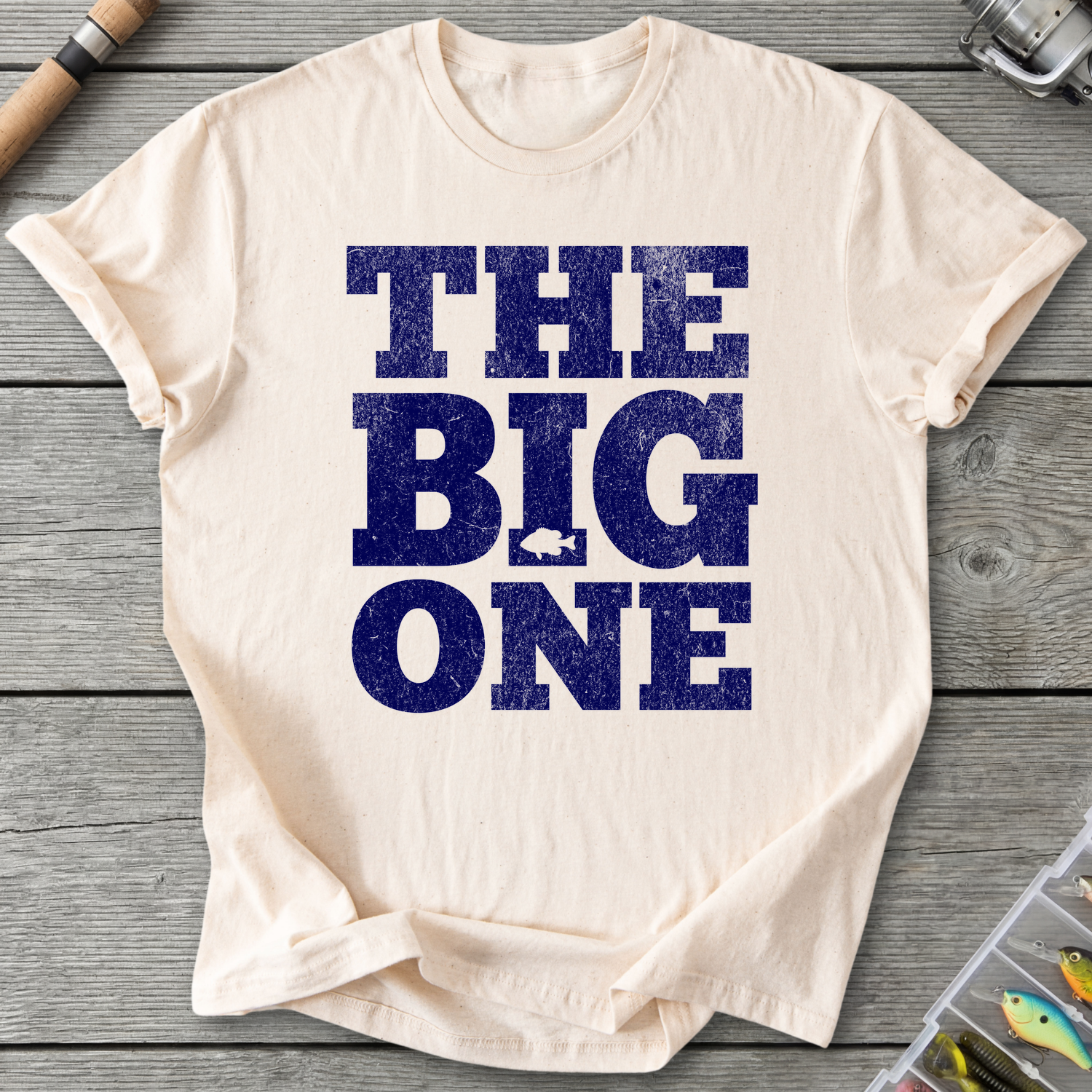 The Big One T-Shirt — Natural | River Giants Club