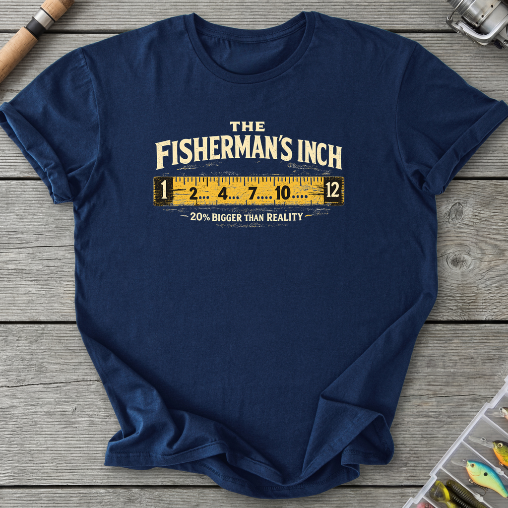 The Fisherman's Inch T-Shirt — Navy | River Giants Club