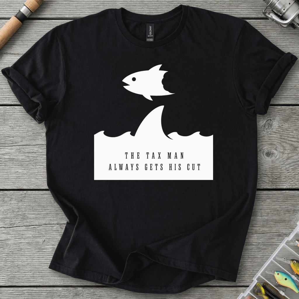 Shark Tax T-Shirt in Black | River Giants Club