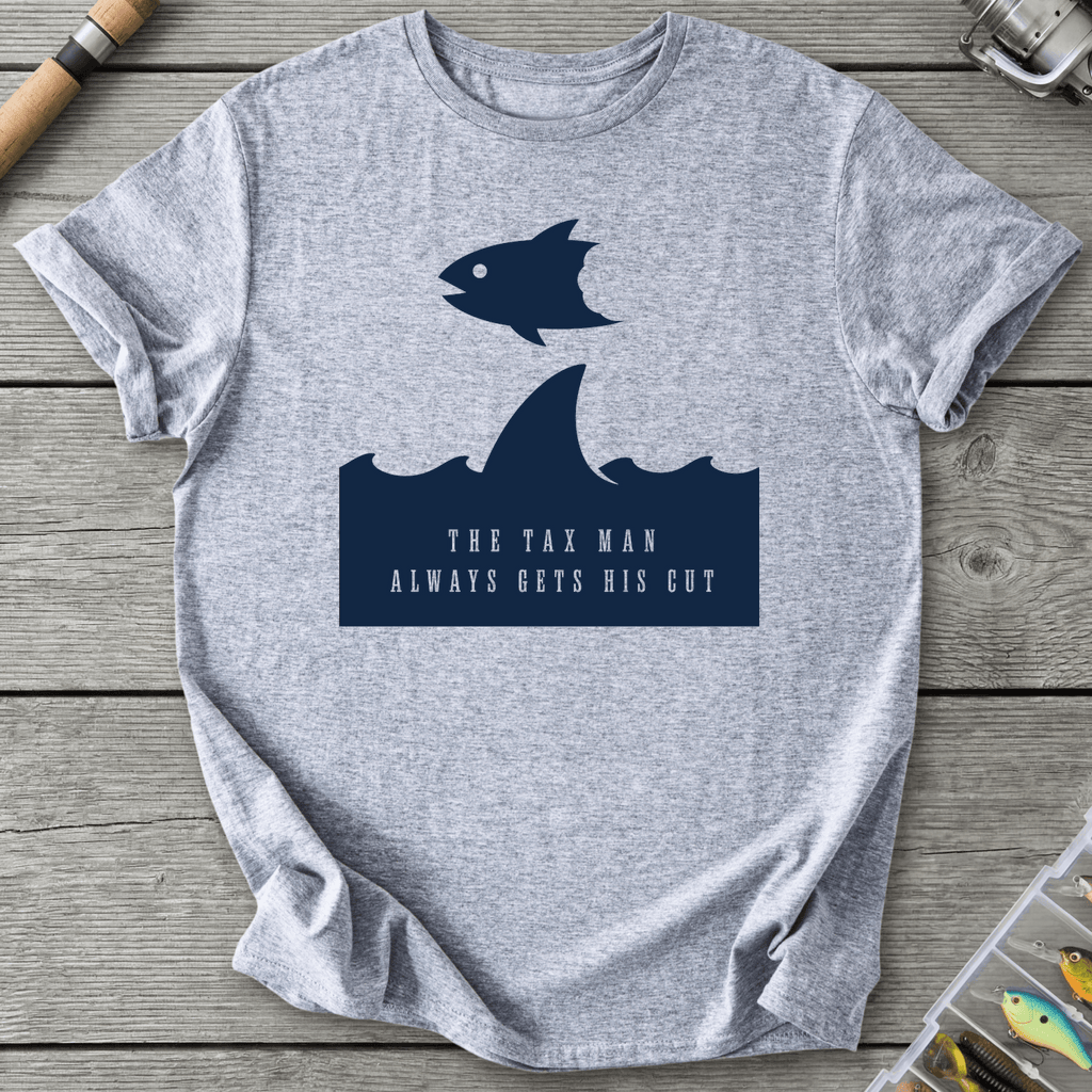 Shark Tax T-Shirt in Sport Grey | River Giants Club