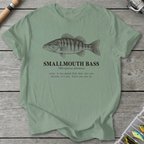 SMALLMOUTH BASS Definition T-Shirt in Sage | River Giants Club