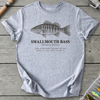 SMALLMOUTH BASS Definition T-Shirt in Sport Grey | River Giants Club