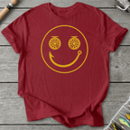 Smiley Fisherman T-Shirt in Antique Cherry Red | River Giants Club