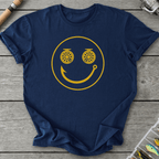 Smiley Fisherman T-Shirt in Navy | River Giants Club