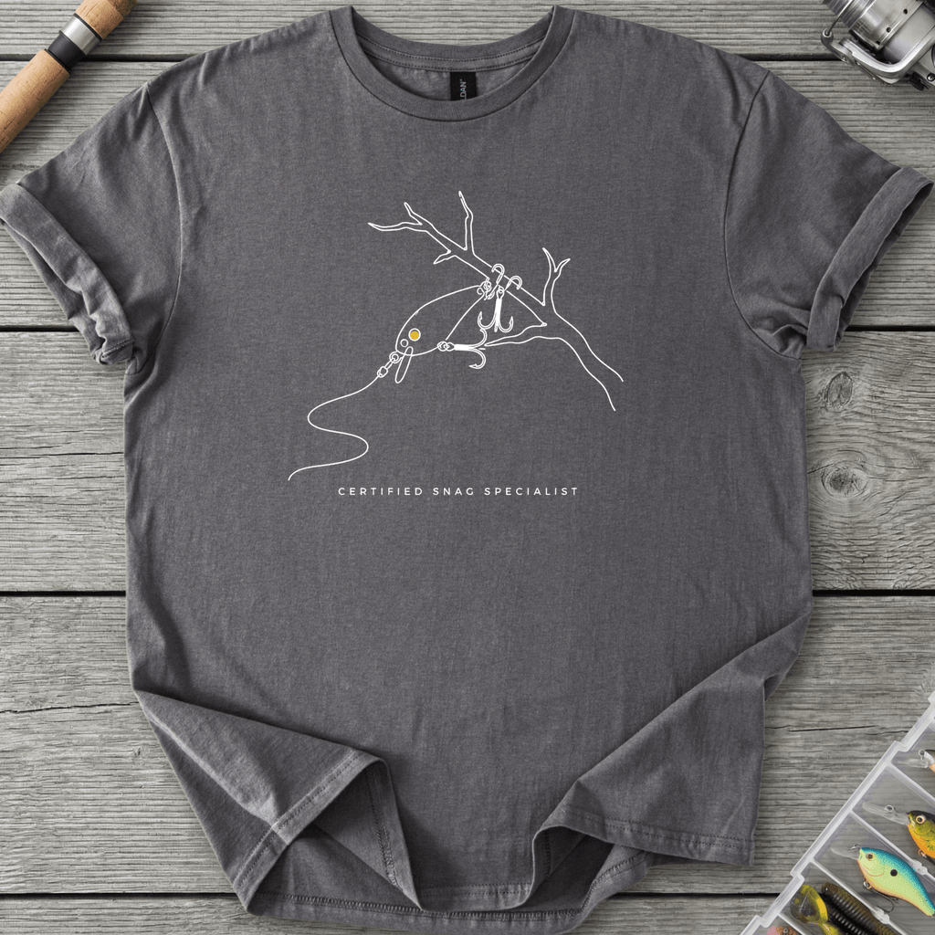 Snag Specialist T-Shirt in Charcoal | River Giants Club