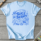 Tackle Therapy T-Shirt in Light Blue | River Giants Club