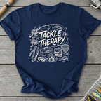 Tackle Therapy T-Shirt in Navy | River Giants Club