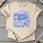 Tackle Therapy T-Shirt in Sand | River Giants Club