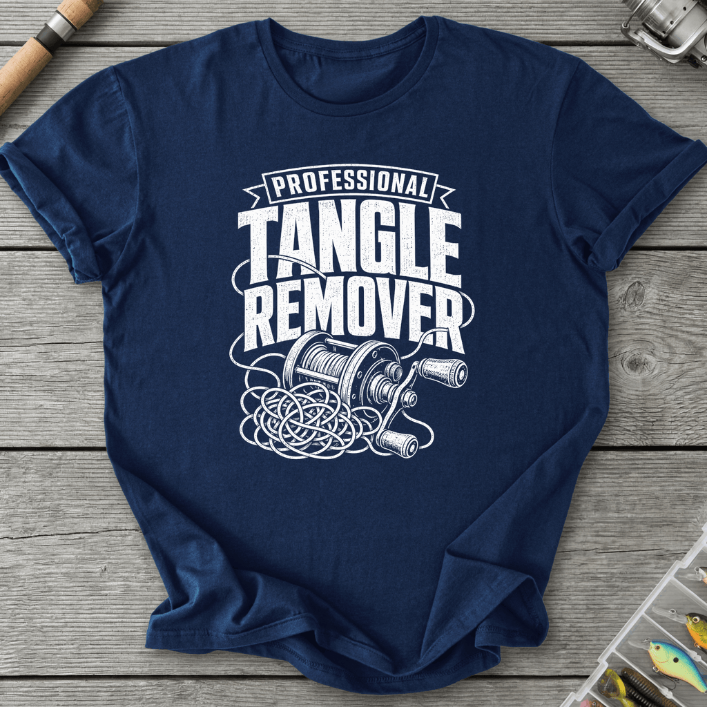 Tangle Remover T-Shirt in Navy | River Giants Club