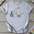 Thai Fisherman Lift Net T-Shirt in Sport Grey | River Giants Club