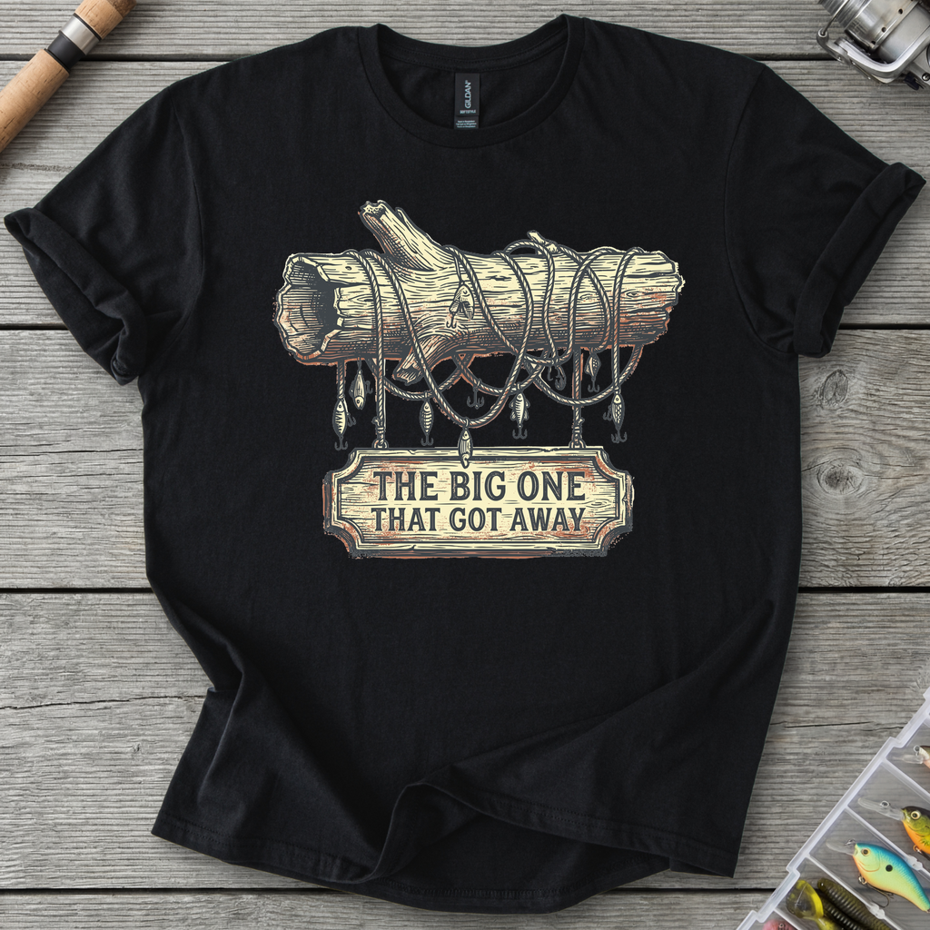 THAT GOT AWAY T-Shirt in Black | River Giants Club