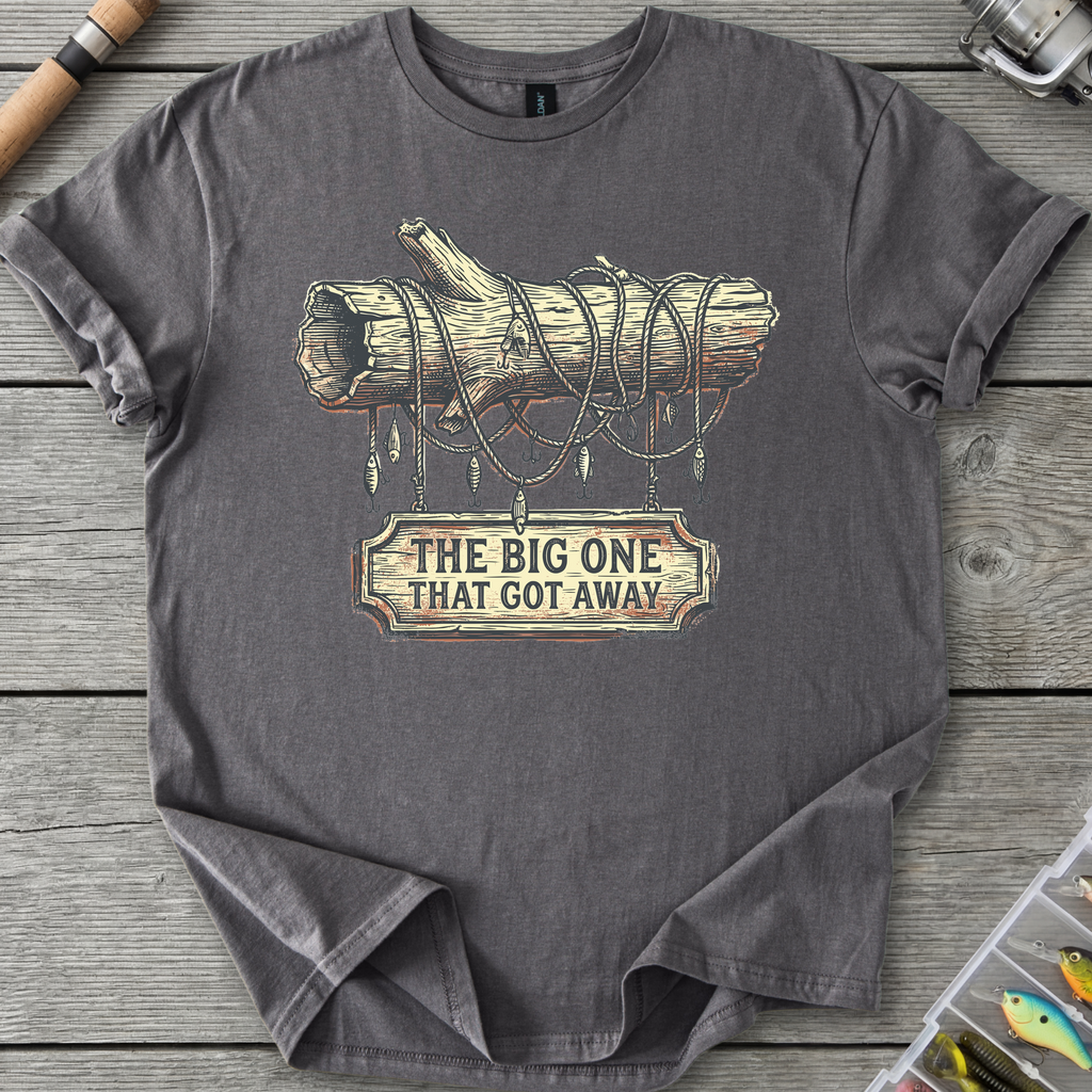 THAT GOT AWAY T-Shirt in Charcoal | River Giants Club