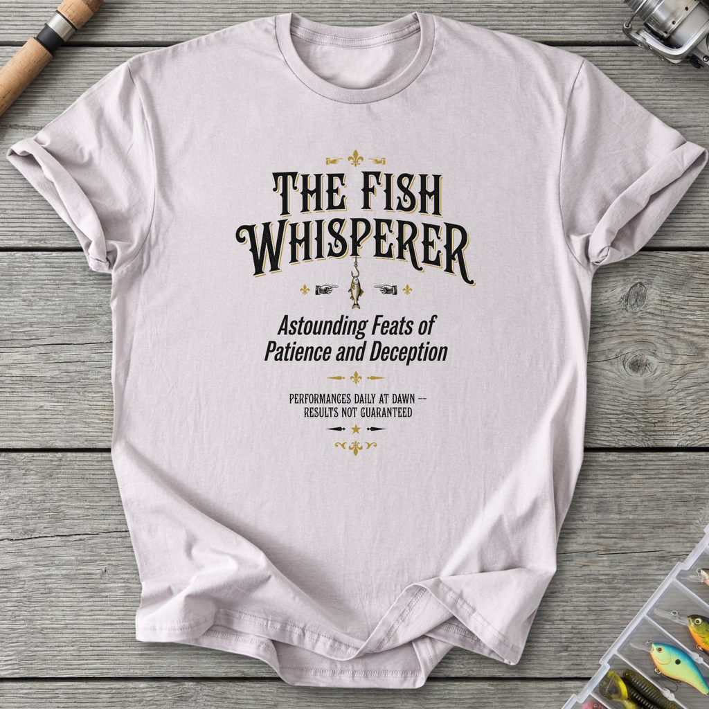 The Fish Whisperer T-Shirt in Ice Grey | River Giants Club