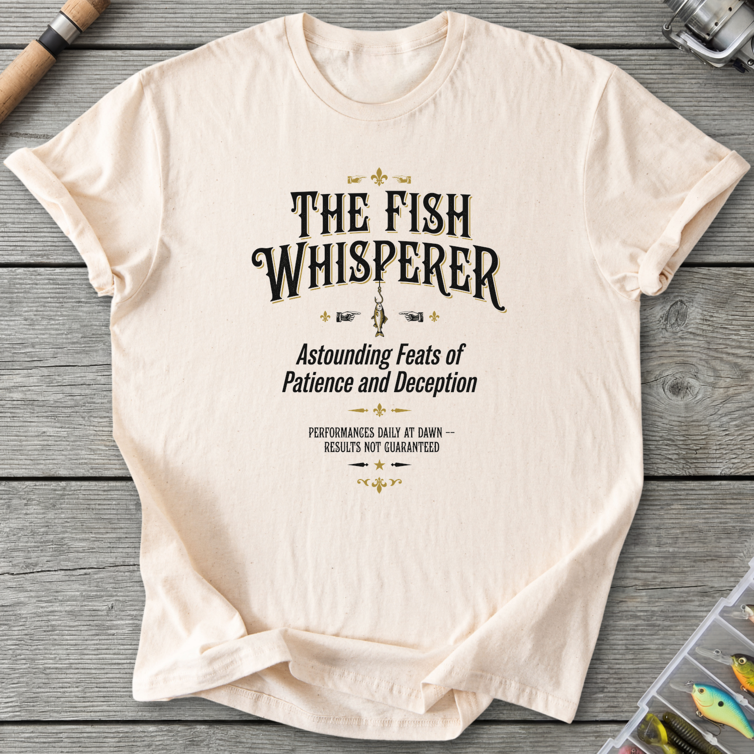 The Fish Whisperer T-Shirt in Natural | River Giants Club