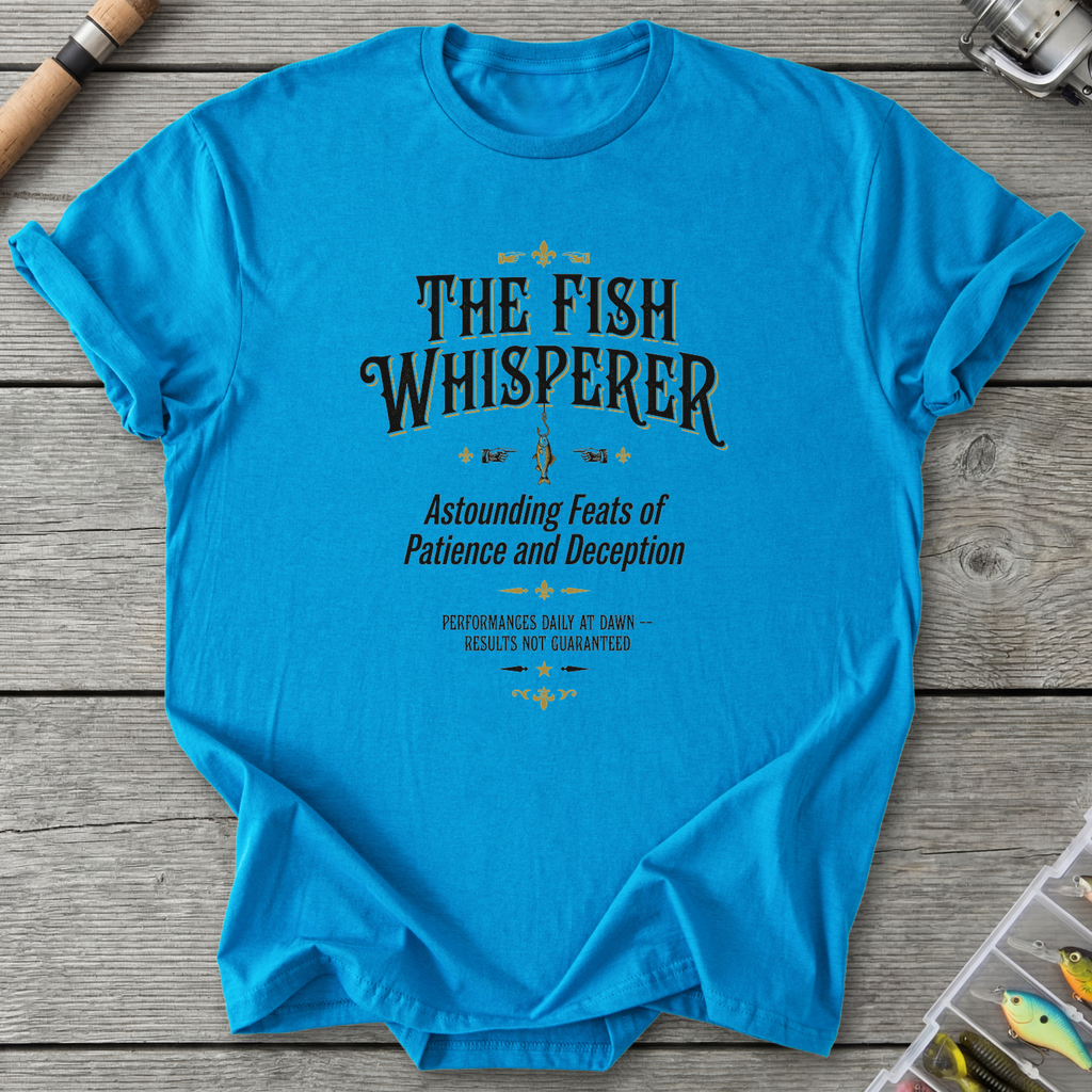 The Fish Whisperer T-Shirt in Sapphire | River Giants Club