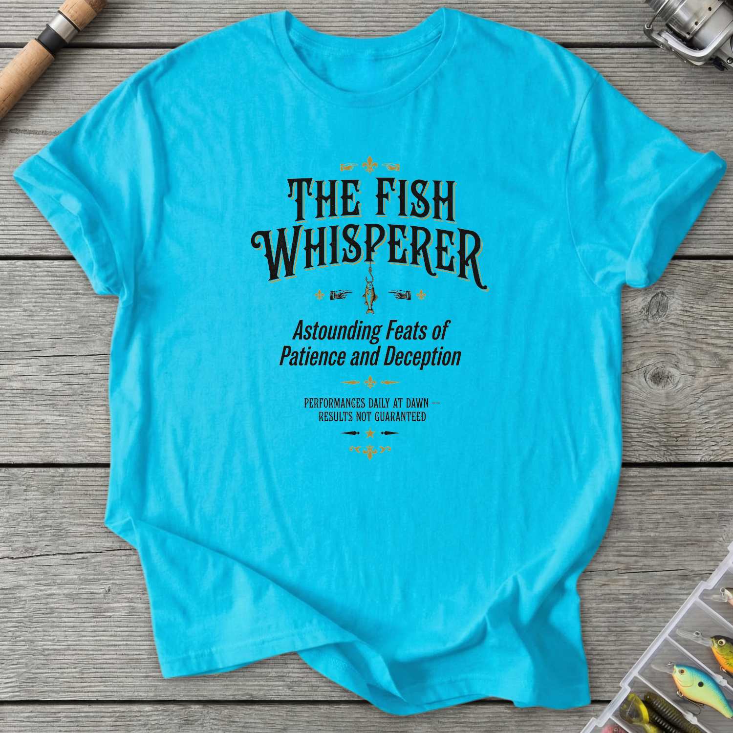 The Fish Whisperer T-Shirt in Sky | River Giants Club