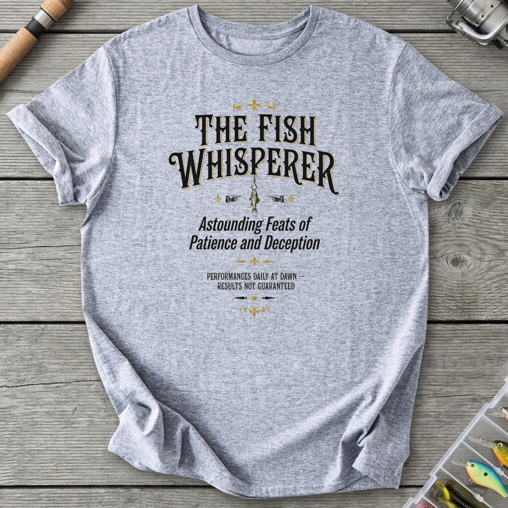 The Fish Whisperer T-Shirt in Sport Grey | River Giants Club