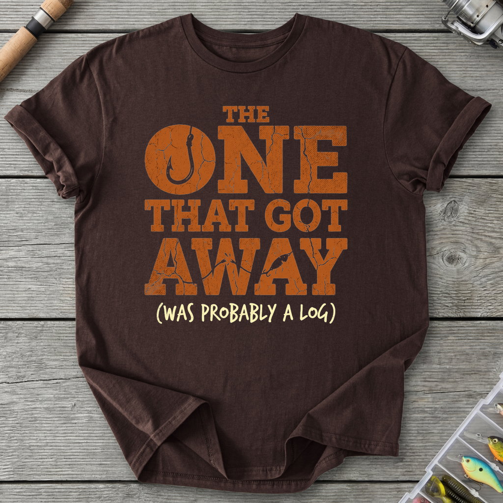 The One That Got Away T-Shirt in Dark Chocolate | River Giants Club