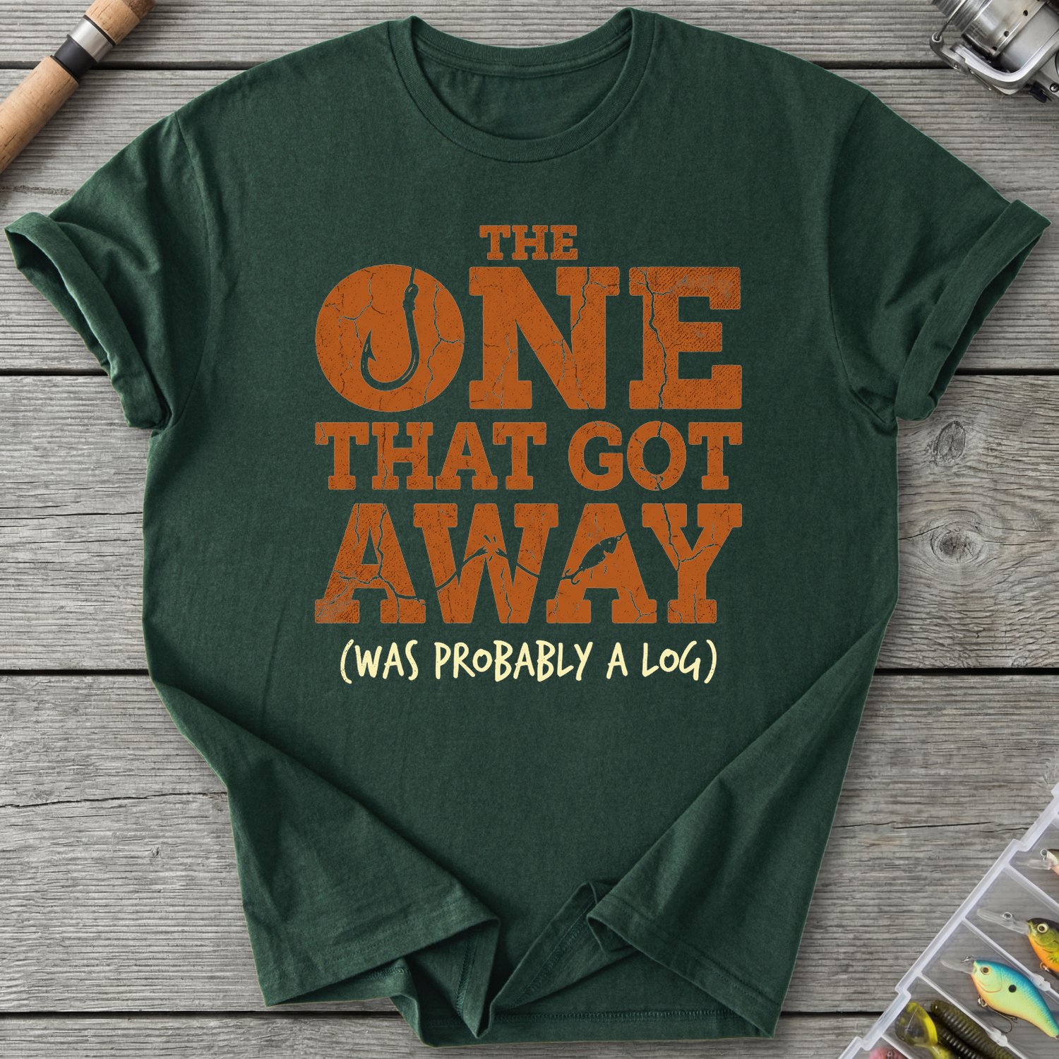 The One That Got Away T-Shirt in Forest Green | River Giants Club