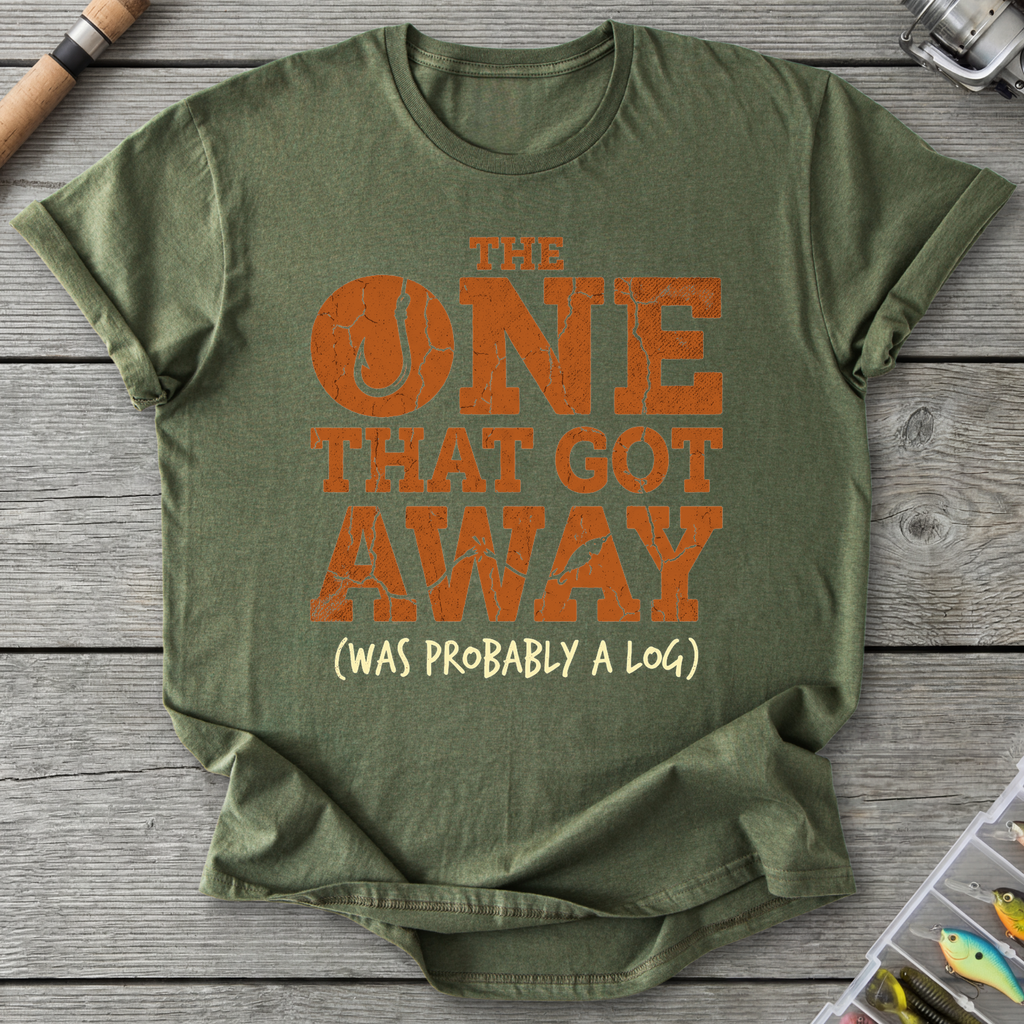 The One That Got Away T-Shirt in Military Green | River Giants Club