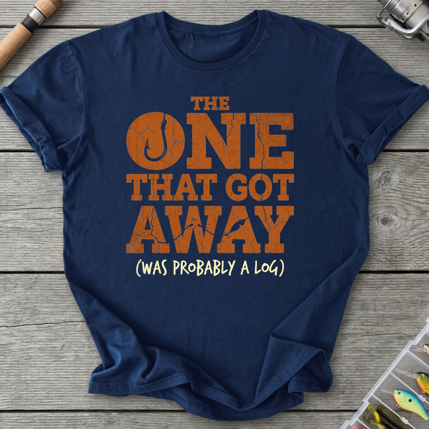 The One That Got Away T-Shirt in Navy | River Giants Club
