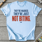 They're Just Not Biting T-Shirt in Light Blue | River Giants Club
