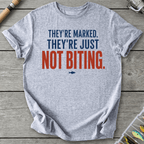They're Just Not Biting T-Shirt in Sport Grey | River Giants Club