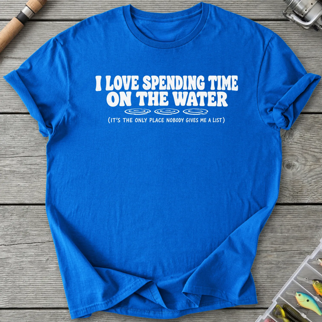 Time On The Water T-Shirt in Royal | River Giants Club