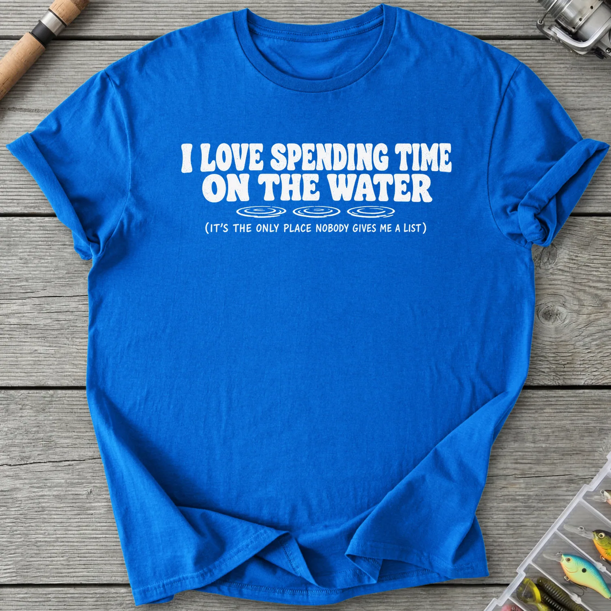 Time On The Water T-Shirt in Royal | River Giants Club