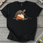 Turtle Rides Bobber T-Shirt in Black | River Giants Club
